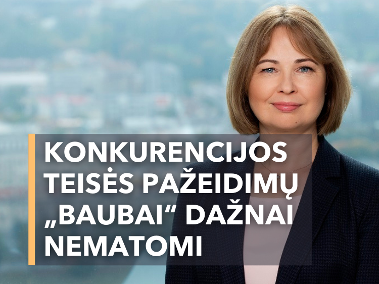 Lina Daruliene Konkurencijos teisės pažeidimų baubai dažnai nematomi